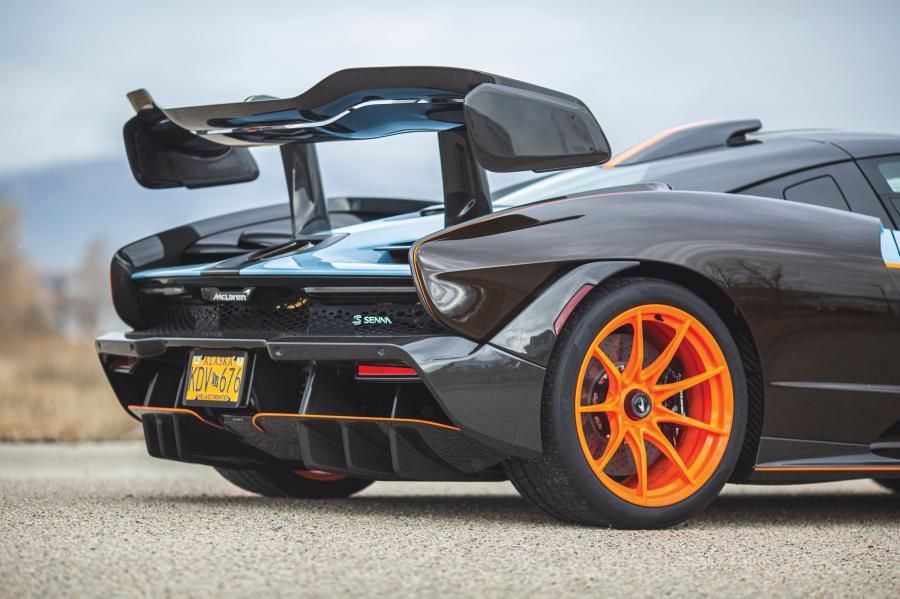 Детали экстерьера McLaren MSO Senna Gulf Oil Theme (P15) 2019 года  (NA) (фото 26 из 28)